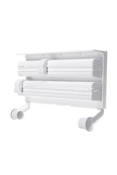 Confortime Suport perete cu 3 dispensere folii alimentare si hartie, Conforti...