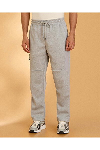 REDTAG Men Grey Cargo Joggers