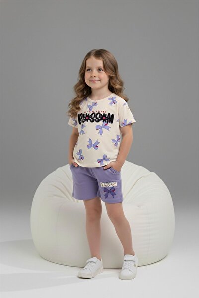 LİLLYPİCCA Κοριτσίστικο Σετ Σορτς με Τσέπες και Στάμπα Blossom