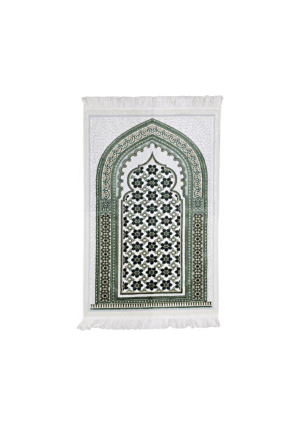 REVE Megane Premium Quality Velvet Islamic Prayer Mat 70 x 110cm