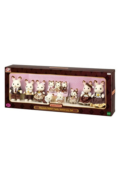 SYLVANIAN FAMILIES Çikolata Kulaklı Tavşan Ailesi Yıldönümü Seti 5848