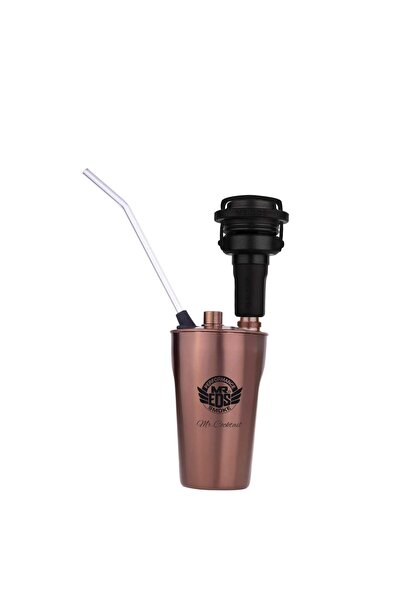 MR EDS E99 Mr. Cocktail Titanyum Seri Roze Nargile Takımı