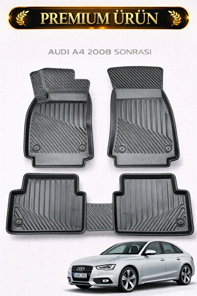 Black Gold Audi A4 2016+ 3D Havuzlu Oto Paspas TPE Tam Uyumlu