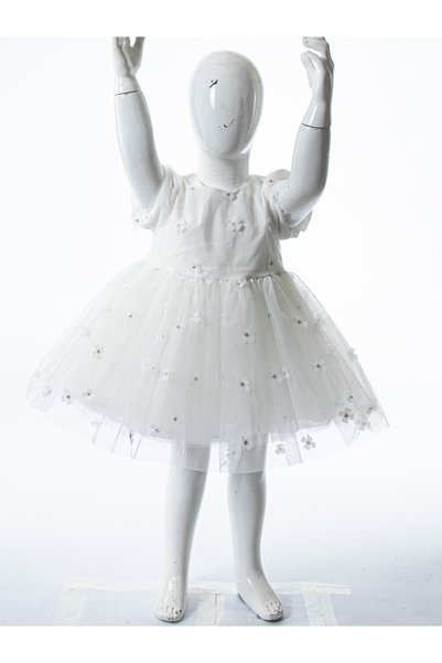 Moonstar Girl's Summer Dress 9-24 Months 53227 White