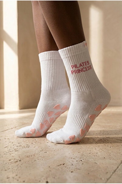 Katia&Bony Γυναικείες κάλτσες Pilates λευκές