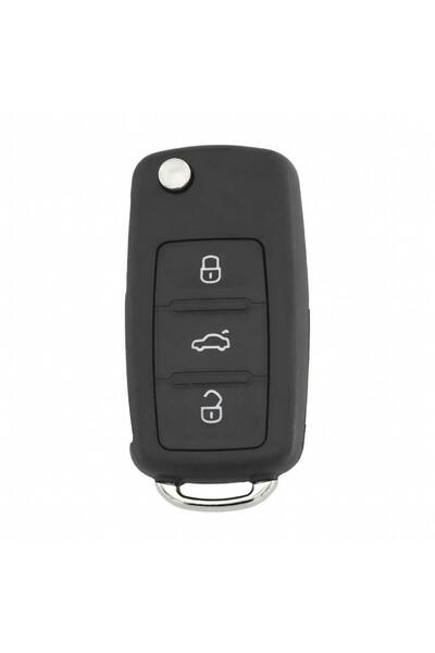 keymatik Volkswagen Uds Flip Remote Control Case 3+1 Button Switchable Type