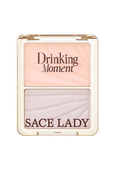 Sace Lady باليت وجه ثنائي كنتور و هيلايتر درينكينج مومينت من سيس