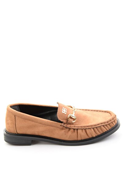 Bambi Taba Kadın Loafer Ayakkabı K01503520972