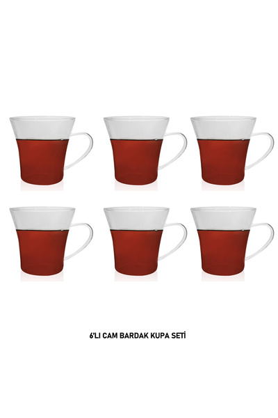 MİEN 6'lı Cam Kupa