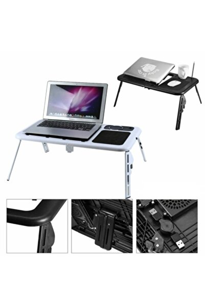 E-ANAMAG Τραπέζι για λάπτοπ, ηλεκτρονικό τραπέζι, πολυλειτουργικό, με ρυθμιζό...