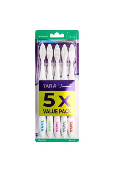 TARA Tara's Ice Medium Toothbrush - 5 Pieces |   Assorted Colors