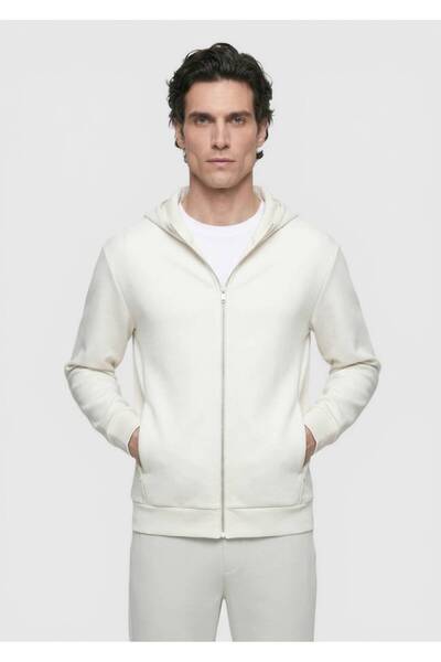 Ramsey Stone Hooded Plain Sweatshirt