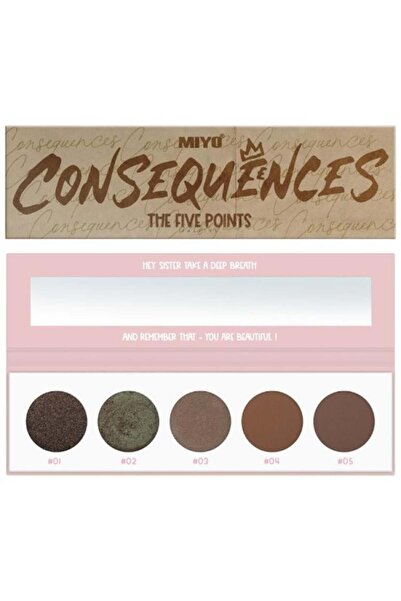 Miyo باليت ظلال العيون فايف بوينتس من ميو - Consequences | 15