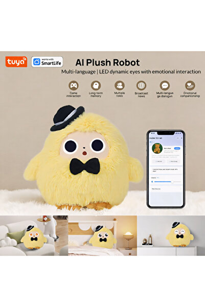 OEM Έξυπνο παιχνίδι με τεχνητή νοημοσύνη, με ρουμανική φωνή, μάτια LED, αναγν...