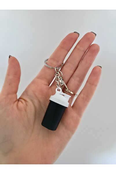 Orvia Life Gym Sports Fitness Shaker Pop-Open Cap Keychain, Bag Charm Ornament