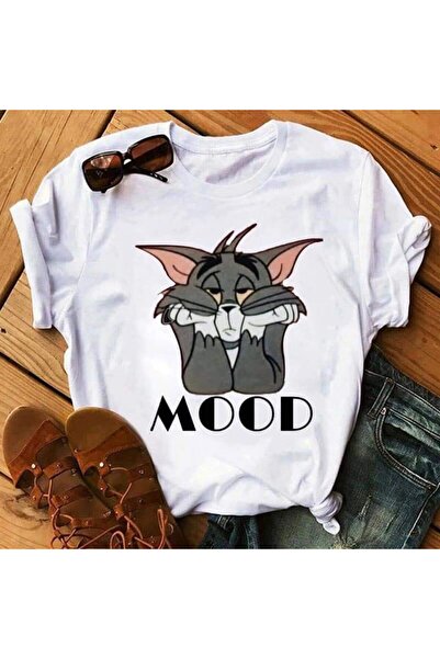 EFFRENATU Women's Text Printed T-Shirt – Round Neck, Short Sleeve, Casual