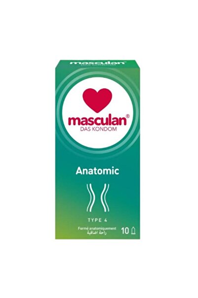 Masculan واقي ذكري اناتوميك راحة اضافيه من ماسكولان - 10 حبات