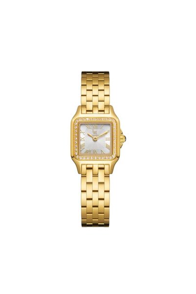 LOUIS RIVEL Women's Watch LR 9852 Gold White Dial