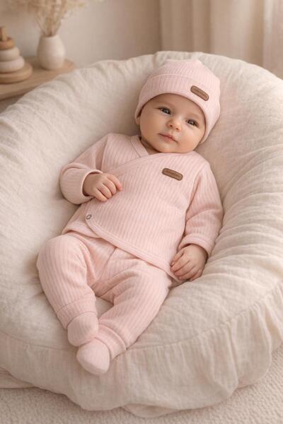 BYS BABY FASHION طقم بدلة خروج من المستشفى للفتيات حديثات الولادة مكون من 7 ق...