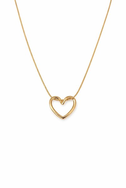 3a2e Heart Model 316L Steel Necklace
