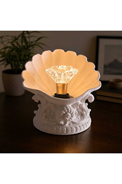 GLOBELUX Rustik İSTİRİDYE Tasarım retro/virtage Abajur Ve Glob Gece Lambası (...