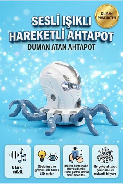 Tıfıl Toys Uzaktan Kumandalı 8 Fonksiyonlu 2.4GHz Şarjlı Işıklı Sesli Duman A...