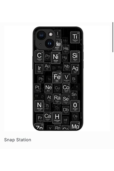 SNAPSTATIONRO Husa de protectie, MagSafe, iPhone 14 PLUS - MENDELEEV_TABLE