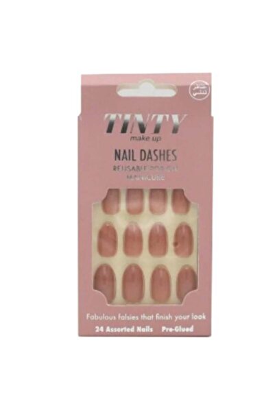 Tinty Tinette Adhesive False Nails 24 Pieces - Model Ms6