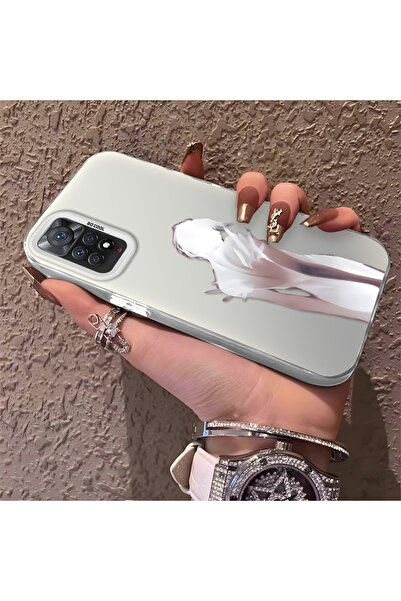 ARTISHELL Redmi Note 11 Pro 4G/5G Uyumlu Zarif sırt silüeti desenli koruyucu ...