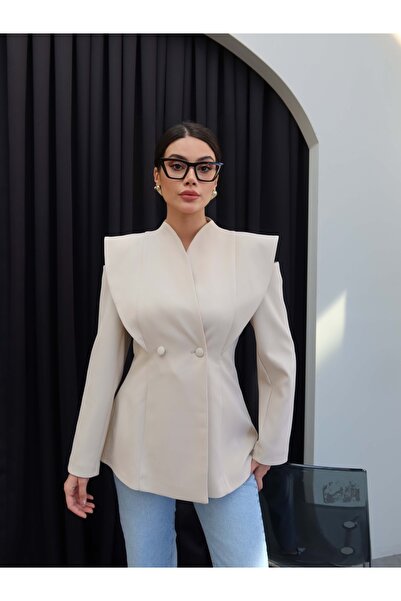 ESRAHELVACI Design Shoulder-Cut Jacket