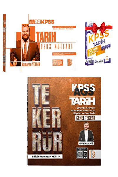 Yargı Yayınları Benim Hocam Ramazan Yetgin-Gökhan Öz KPSS-MEB-AGS Tekerrür Ta...