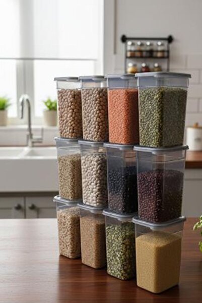 espashome Food Storage Container 12 Pieces / 2.2 Liters