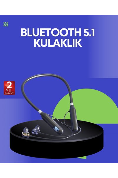 northcity n Ergonomik Tasarımlı IPX4 Suya Dayanıklı Bluetooth Kulaklık - Kablosuz ve Uzun Pil