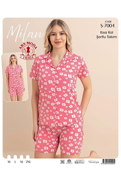 ars moda ışığı Milan Floral Patterned Pink