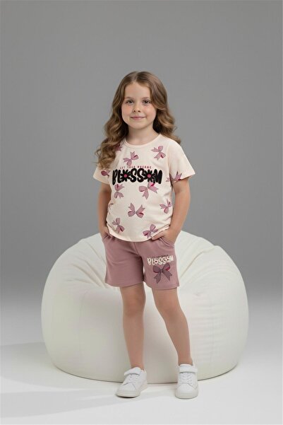 LİLLYPİCCA Κοριτσίστικο Σετ Σορτς με Τσέπες και Στάμπα Blossom