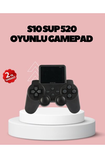 ETC HDMI TV Bağlantılı Orijinal S10 Gamepad 520 Oyunlu 2025 Seri Oyun Konsolu - MIYNG9335-7530