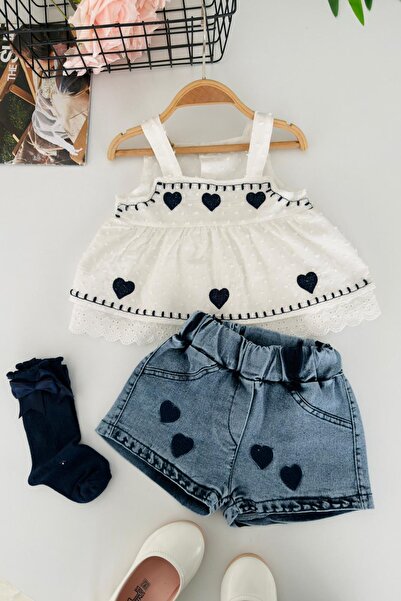 Minigimin Cicileri Miniğimin Cicilwri Kalp İşleme Detaylı Fistolı Kız Bebek 2...