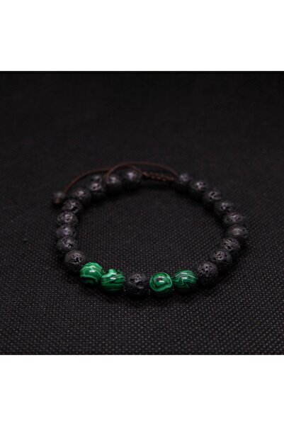 Ezera ENID Βραχιόλι Αρωματοθεραπείας Ρυθμιζόμενο με Πέτρα Λάβας (Ηφαιστειακή)...
