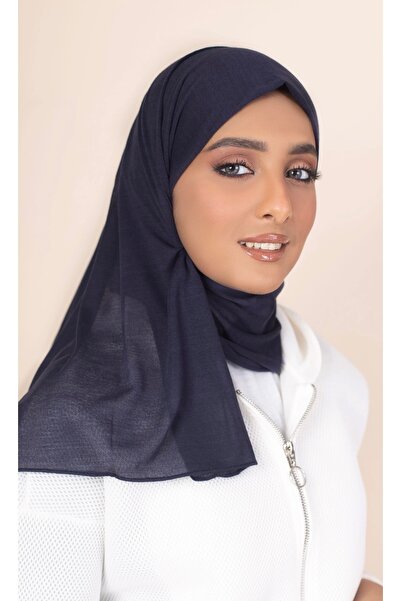HIJAB VIP حجاب شاش تركي ميني-كحلي غامق
