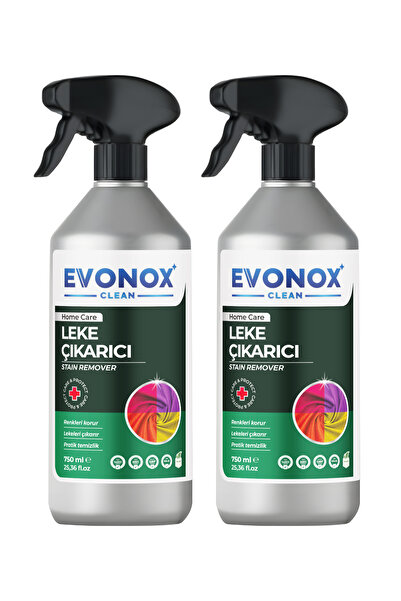 Evonox Clean Çok Amaçlı Ultra Güçlü Leke Çıkarıcı Sprey 2 Adet x 750 ml