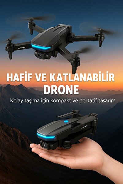 Genel Markalar Wifi FPV Canlı Görüntü Aktarımlı Katlanabilir Drone