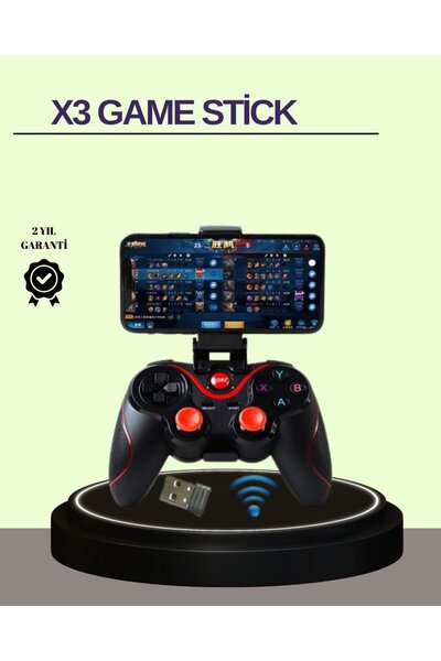 EGE YAPI Çift Analog Joystick ve 14 Tuşlu Bluetooth Oyun Kumandası - EGEMEN3906-6159