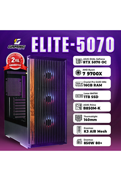 GamingGenTR ELITE-5070 / AMD Ryzen 7 9700X Tray / ASUS Dual GeForce RTX 5070 ...