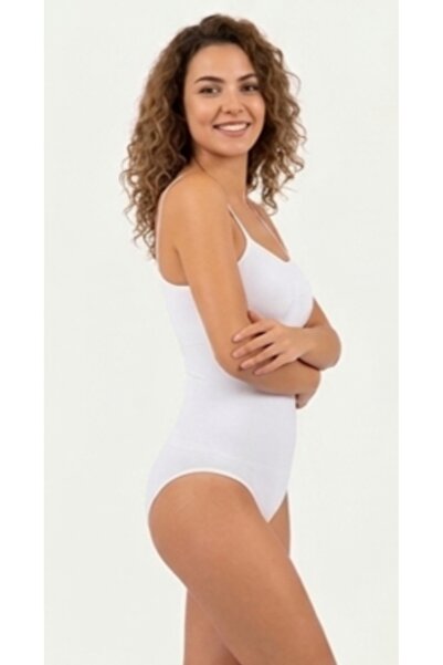 AV ANZAV 1574 Women's Rope Strap Hooked Corset Slip Body