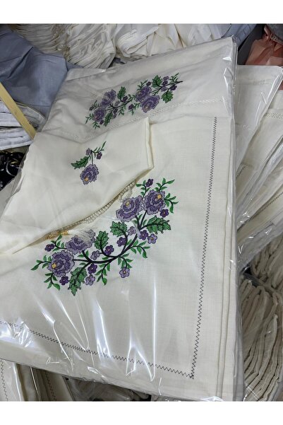 by acar home paris Cross-Stitch Prayer Rug Set 5 Pieces