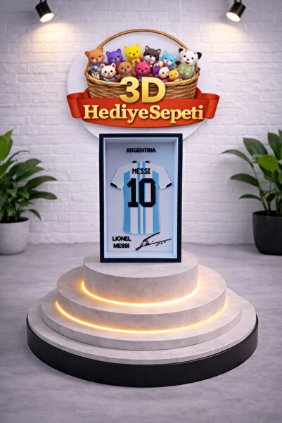 3DHediyeSepeti Messi Arjantin Forma