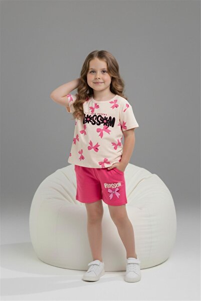 LİLLYPİCCA Κοριτσίστικο Σετ Σορτς με Τσέπες και Στάμπα Blossom