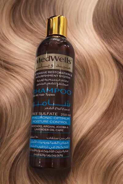 MEDWELLS shampoo for all hair typeshyaluronic optimum moisrure control 250ml