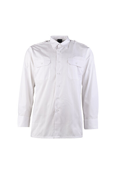 Mil-Tec Μακρυμάνικο αστυνομικό πουκάμισο - Λευκό
