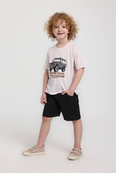 HAUSEkids 1-5 Years Old Engine Loud Boy's Suit - Stone
